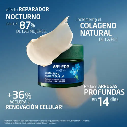 Crema Noche Redensificante Genciana Y Edelweiss Weleda 40ml
