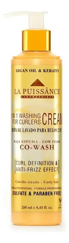 La Puissance Crema De Lavado 2 En 1 Para Rulos X 250 Ml