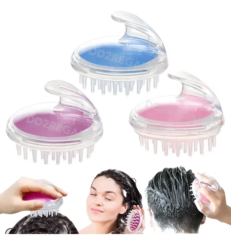 Cepillo Silicona Limpiador Masajeador De Cabello Shampoo