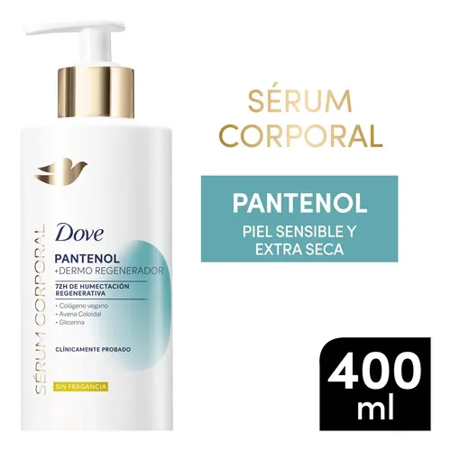 Crema Serum Corporal Dove Pantenol 400ml