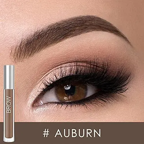 Gel De Cejas Impermeable Zssemei Castaño