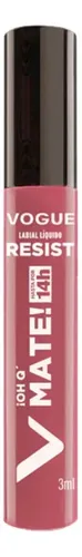 Labial Líquido Vogue Resist A Prueba De Besos Mate 3 Ml Color Fabulosa