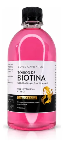 Biotina Capilar X500 Cc, Fortalece Y Acelera El Crecimiento