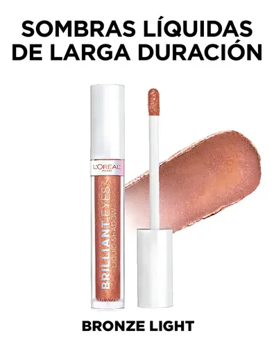 Sombra Líquida Loreal Paris Brilliant Eyes Color de la sombra 455 BRONZE LIGHT