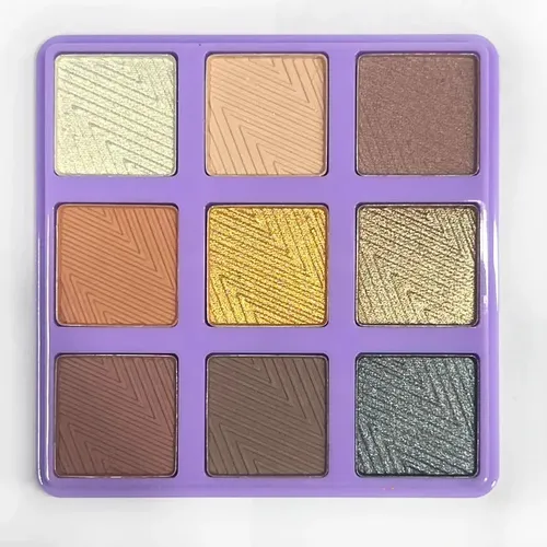 Paleta Tono 03 Sombras de Ojos X9 Tonos Brillante Mate Maquillaje Rostro Veoquiero