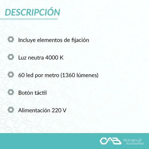 Espejo Redondo Con Luz Led 60 Cm Boton Tactil Touch Baño