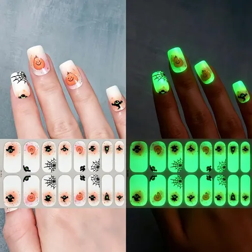 Juego De 4 Pegatinas For Decoración De Uñas Que Brillan En
