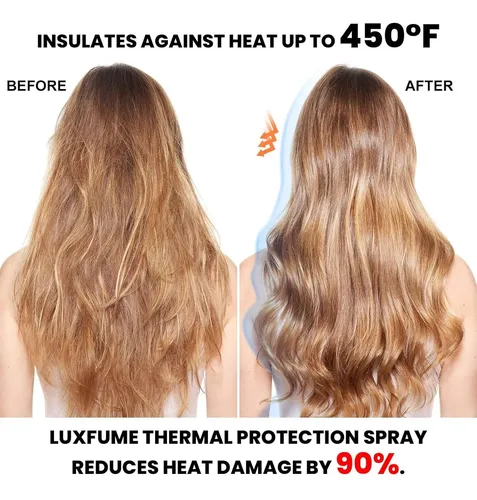 Spray Protector De Calor Para Cabello Luxfume 450°f