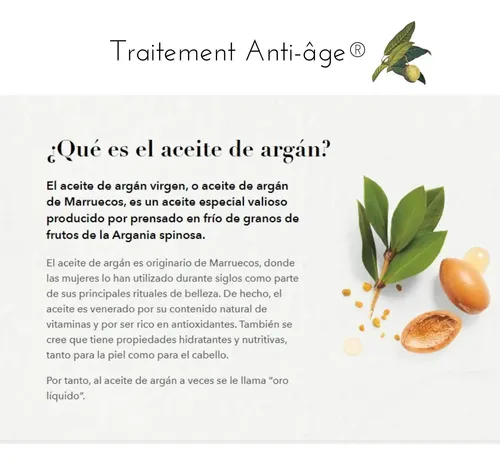 Serum Capilar Argan Oil C/aceite Puro Nutricion Intensa 60ml
