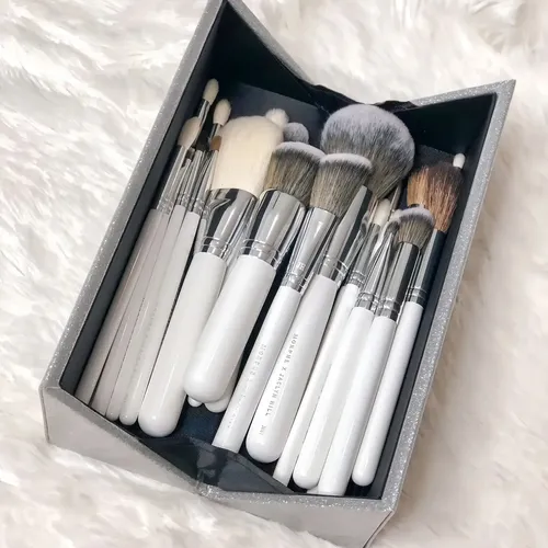 Set 24 Brochas Maquillaje Morphe Jaclyn Hill Rostro y Ojos con Estuche