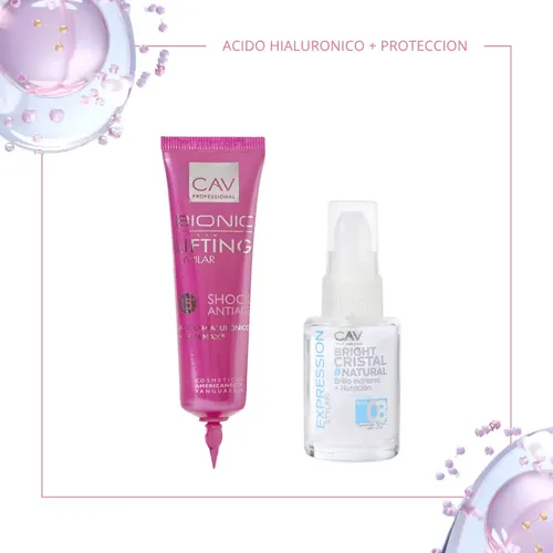 Kit Capilar Anti-age Ácido Hialurónico Lifting Y Brillo