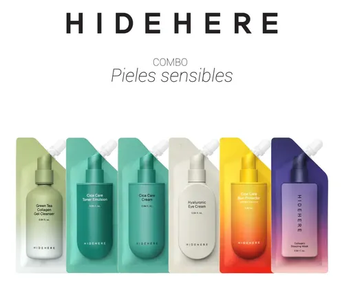 Hidehere Skin Care Coreano Rutina Completa Pieles Sensibles
