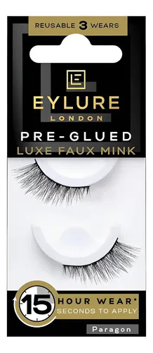 Pestañas Postizas Pre-adhesivas Eylure Luxe Faux Mink 1 Par