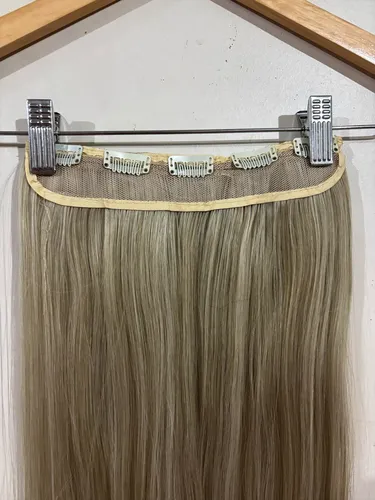 Cortinas De Pelo: Cabello Sintetico Premium Extensiones Rubio 108/613 Lacio