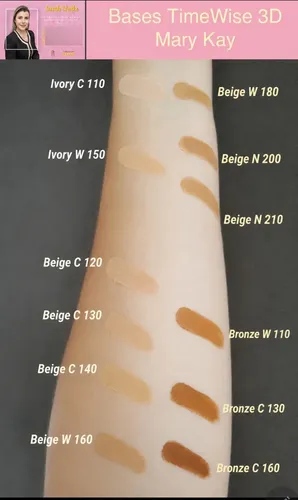 Bases  Maquillaje Mary Kay Timewise 3d – Acabado Mate