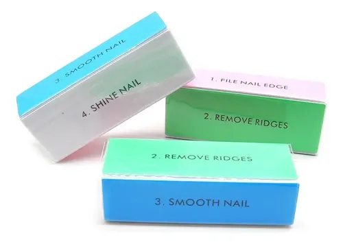 Lima Pulidor Bloque Para Uñas Manicura Nails X2