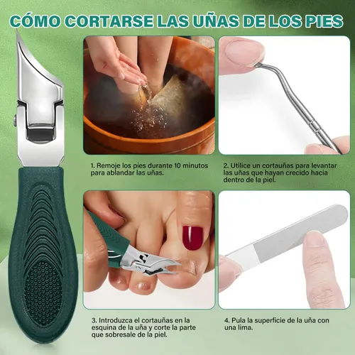 Juego De 11 Cortauñas En Ángulo Para