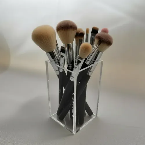 Caja Brochero Organizador De Maquillaje Pinceles Acrilico