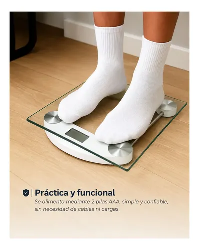 Balanza Digital De Baño Dinax Vidrio Templado 180kg