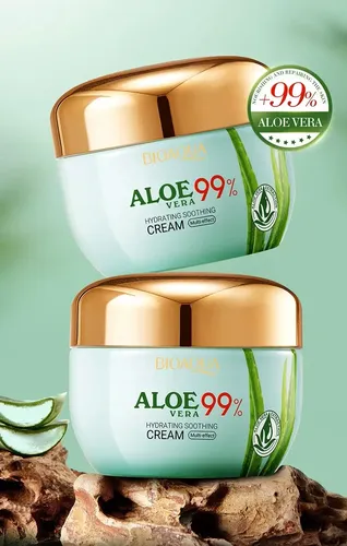 Crema Facial Aloe Vera 99% Hidratante Suavizante Bioaqua