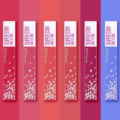 Lápiz labial Maybelline Super Stay Matte Ink de larga duración Color 445 Energizer