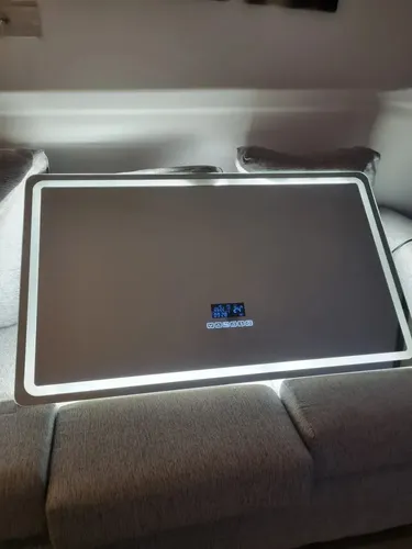 Espejo Inteligente 120×75 Bluetooth, Led, Reloj Desempañador