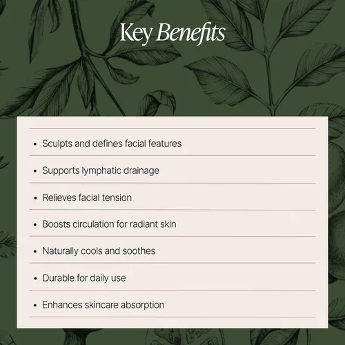 Gua Sha Blumenes Acero Inoxidable Masaje Facial Corporal