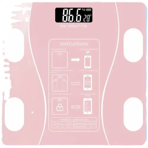 Escala Digital De Grasa Corporal Mini Inteligente Para El Ho