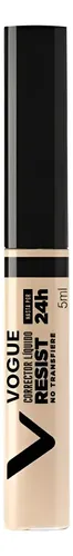 Corrector Líquido Vogue Resist Larga Duración, Tono Crema 01