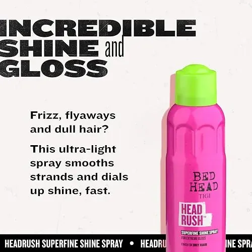 Spray Brillo Y Fragancia Bed Head By Tigi Headrush Cabello