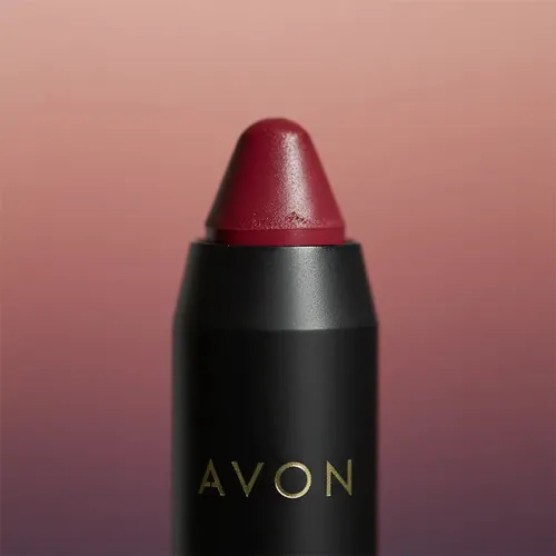 Delineador de labios retráctil Avon Power Stay Reddish, 280 mg, rojizo