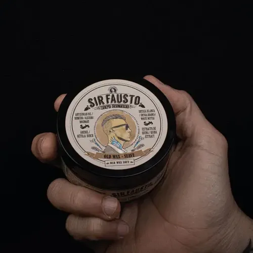 Cera Pomada Sir Fausto Old Wax Suave Para Pelo X100ml
