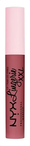 Labial Líquido NYX Professional Makeup Lingerie XXL Mate en Tono Flaunt It