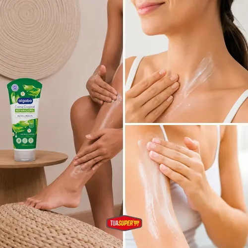 Crema Corporal Aloe y Manzanilla 200ml Algabo