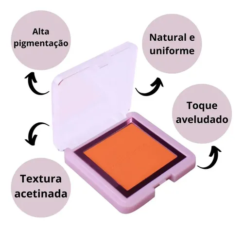 Rubor Compacto Ruby Rose Bl10