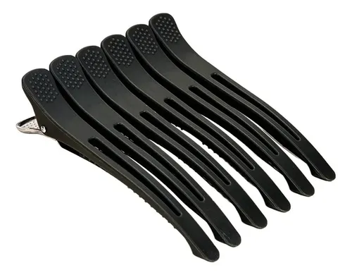 6 Clips De Pelo Alligator Para Secar Cabello