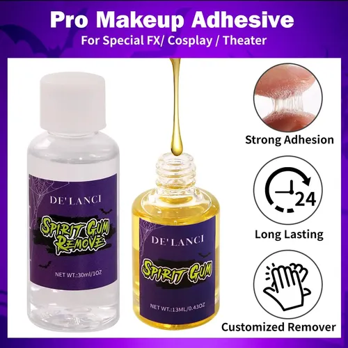 Kit Adhesivo Y Desmaquillante Spirit Gum Makeup Oygcee 13 Ml