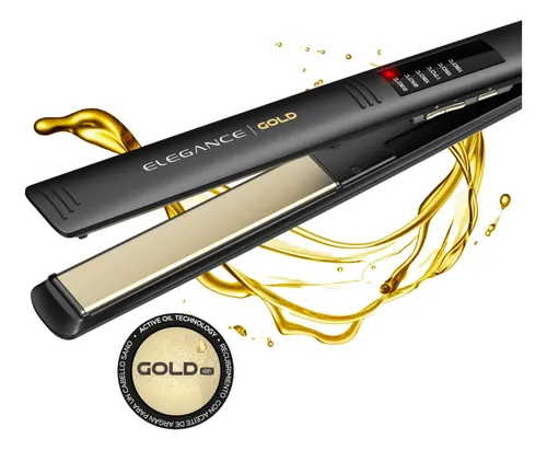 Gama Planchita De Pelo Elegance Led Gold 230°c