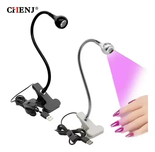 Lampara Uv/led De Secado De Uñas Flexible Con Gancho