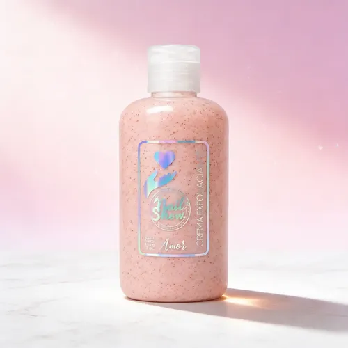 Crema Exfoliante Corporal Nail Show En Pote Con Dosificador