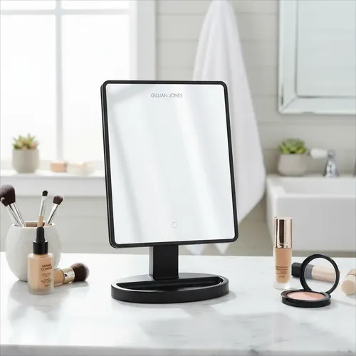 Espejo Maquillaje 16 Luces Led  Touch Rotacion 360° Usb