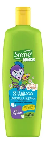 Shampoo Suave Niños Manzanilla Talentosa en botella de 350mL por 1 unidad