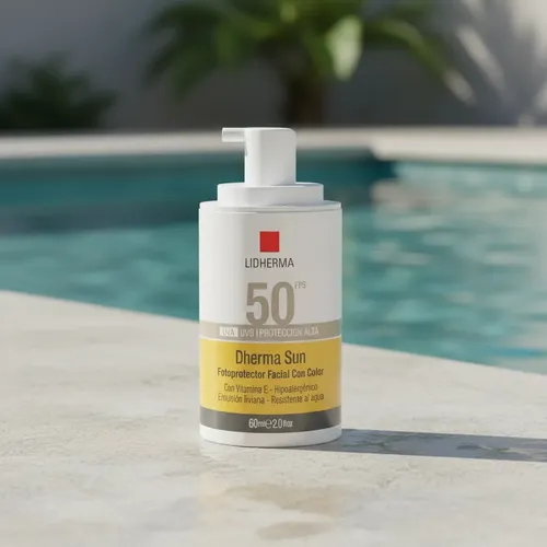 Lidherma Dherma Sun Protector Solar Facial Color 50fps