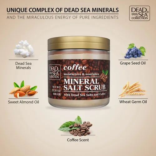 Exfoliante Corporal Dead Sea Collection Café 660ml