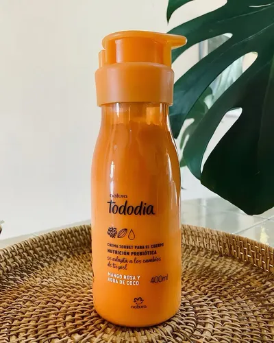 Crema Cuerpo Mango Rosa Y Agua De Coco Tododía 400ml Natura