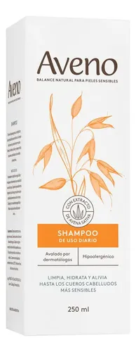 Aveno Shampoo Hidratante Emoliente Cuero Cabelludo Reactivo Avena Natural Pieles Sensibles