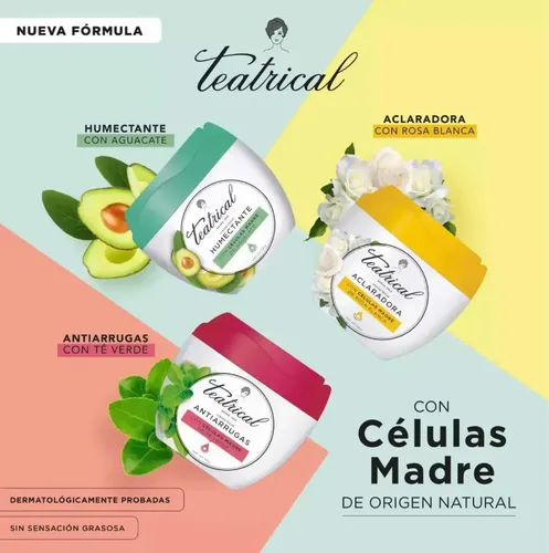 Crema Facial Teatrical Aclaradora X 200 G