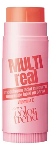 Avon Color Trend Rubor E Iluminador Maquillaje Barra 6.5 Gr. Tono Del Maquillaje Coral Crush