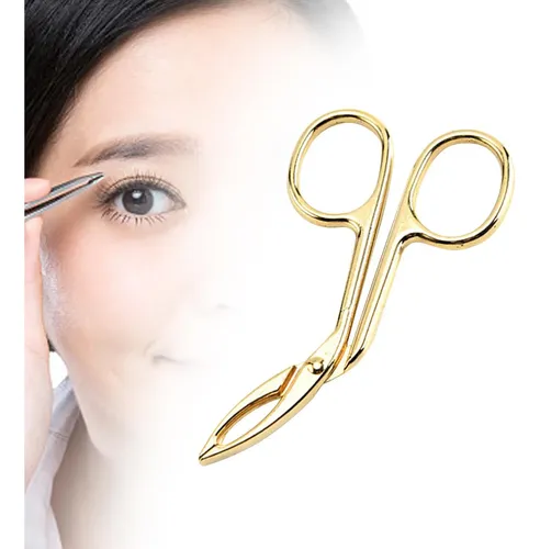 Pinzas De Cejas Profesionales Con Forma De Tijera, Herramien