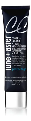Cc Cream Lune+aster Broad Spectrum Spf 50/pa+++ Medium
